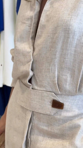 Vestido Mykonos - Linho Premium (Leve e Soltinho)