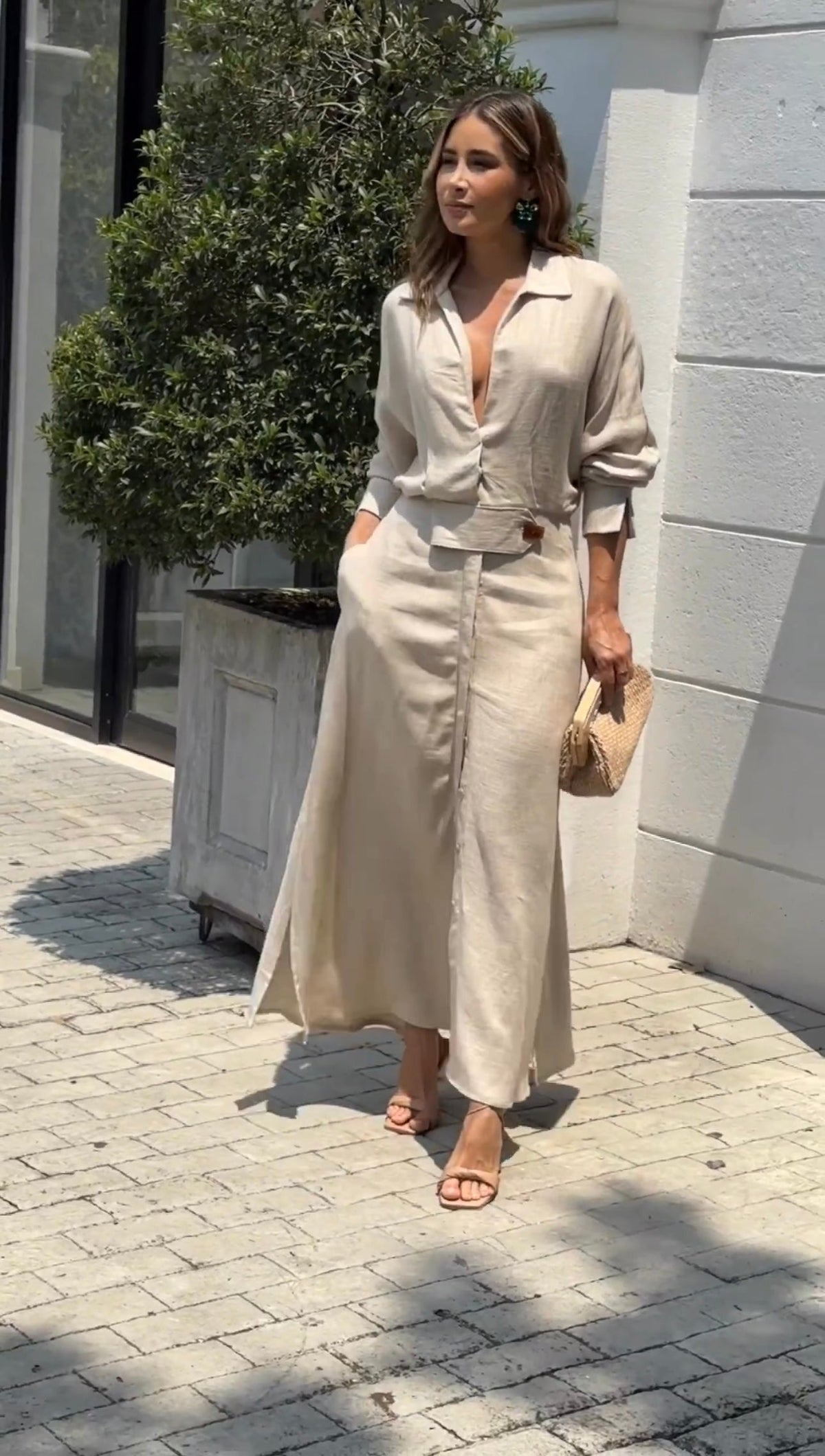 Vestido Mykonos - Linho Premium (Leve e Soltinho)