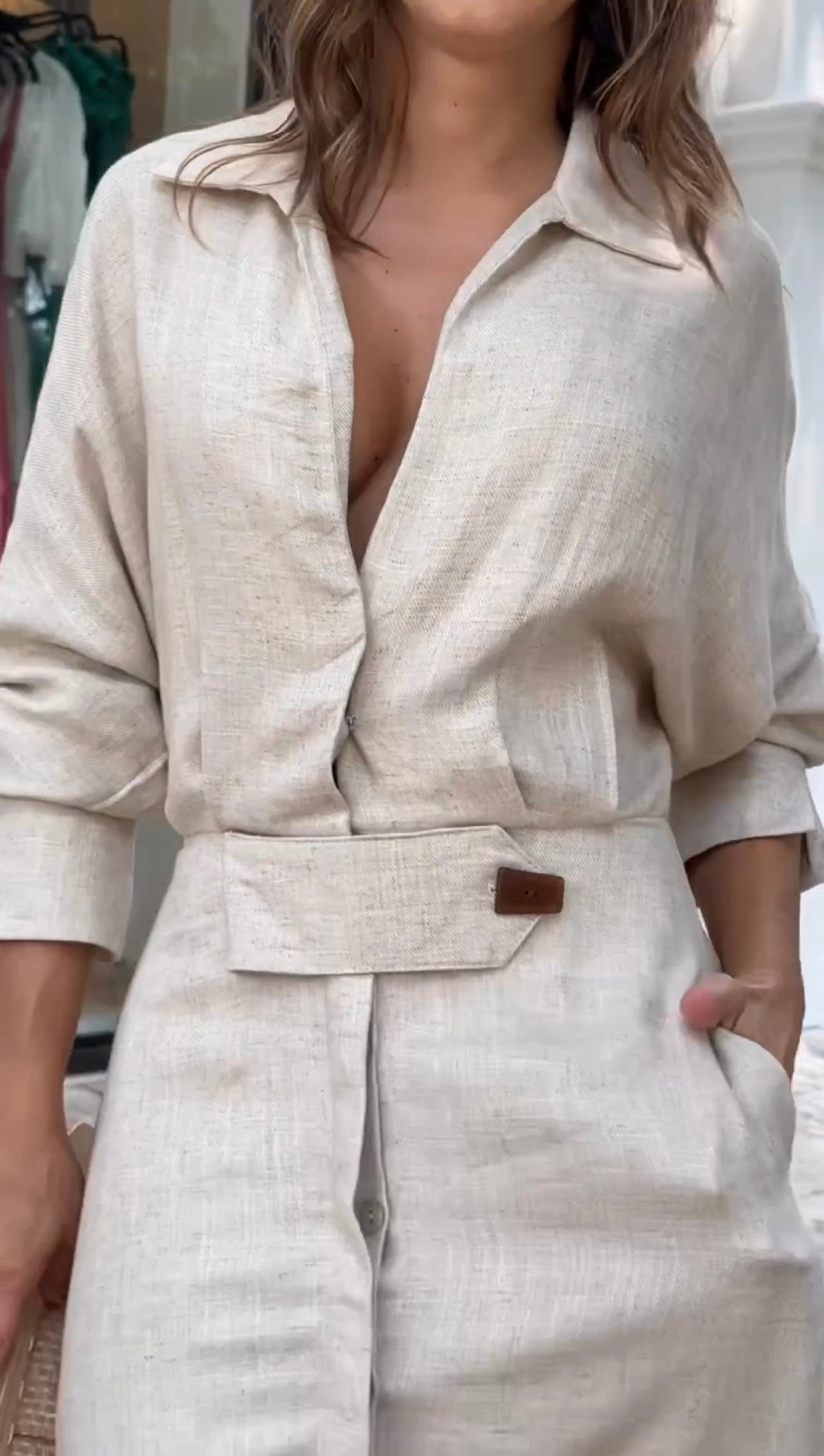 Vestido Mykonos - Linho Premium (Leve e Soltinho)