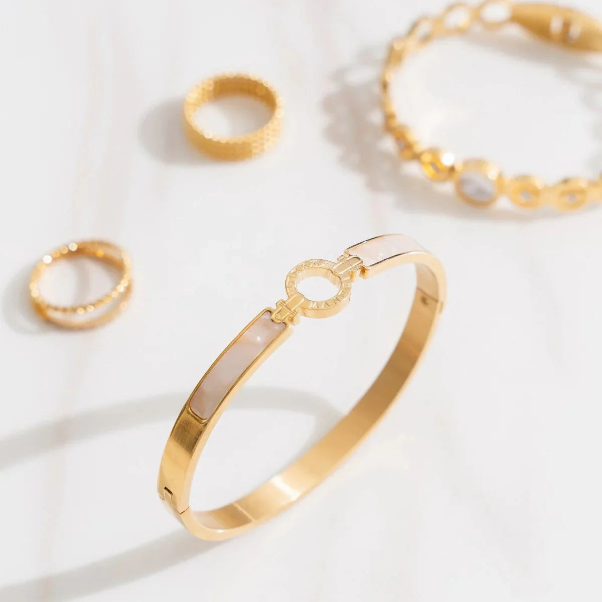 Bracelete Aura Banhado em Ouro 18k