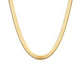 Colar Malha Snake Dourado Banhado em Ouro 18K