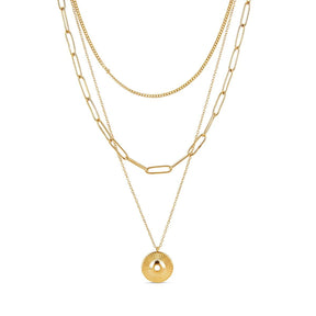 Mix de Colares Cleópatra Banhado em Ouro 18K