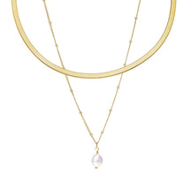 Mix Shine Colar Duplo Banhado em Ouro 18k