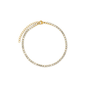 Tornozeleira Amalfi Riviera Banhado em Ouro 18K